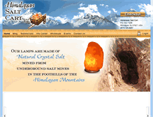 Tablet Screenshot of himalayansaltcart.com
